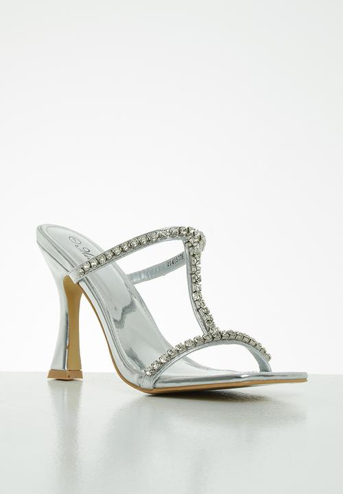 MILLA - Liana mule - silver