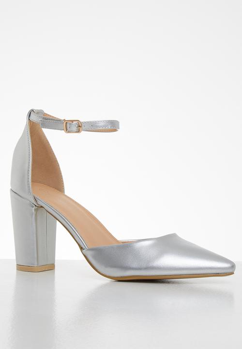 Superbalist - Ellen block heel - silver