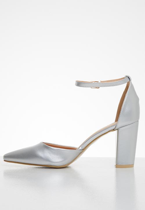 Superbalist - Ellen block heel - silver