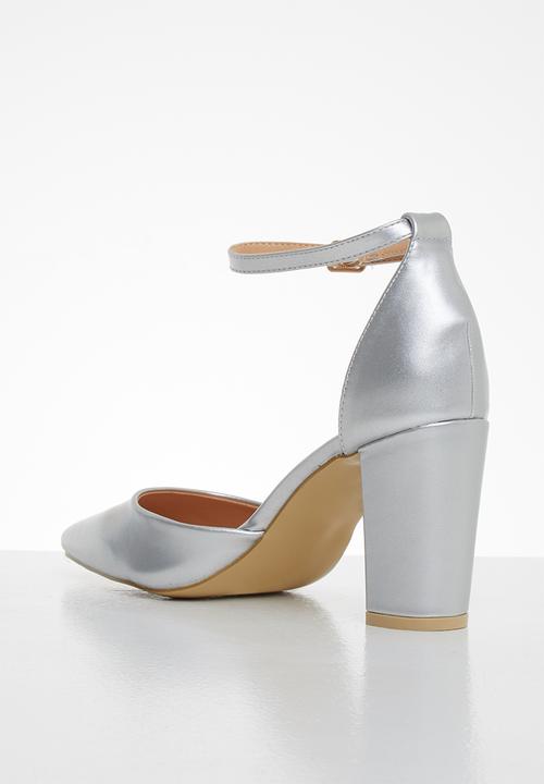 Superbalist - Ellen block heel - silver