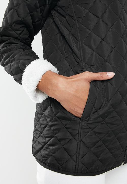 STYLE REPUBLIC - Quilted puffer - black