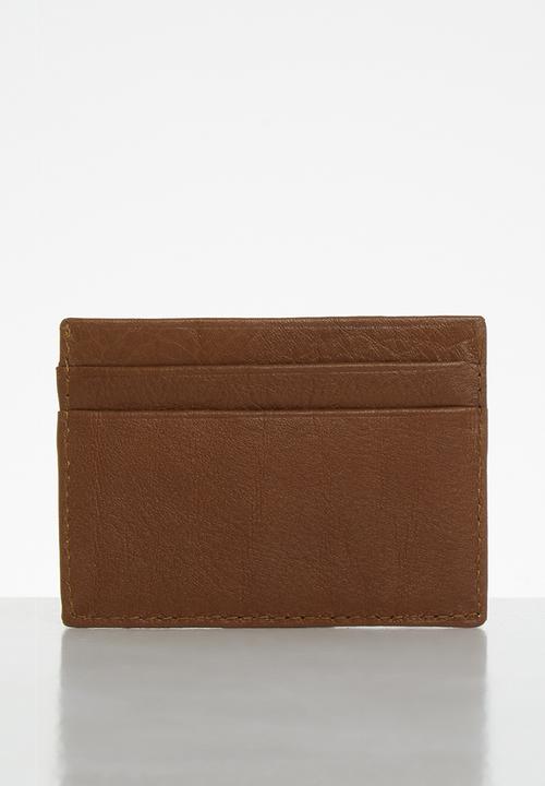 Superbalist - Leather cardholder - brown