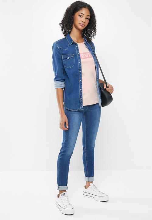 Levi’s® - The perfect tee box tab t3 - pink