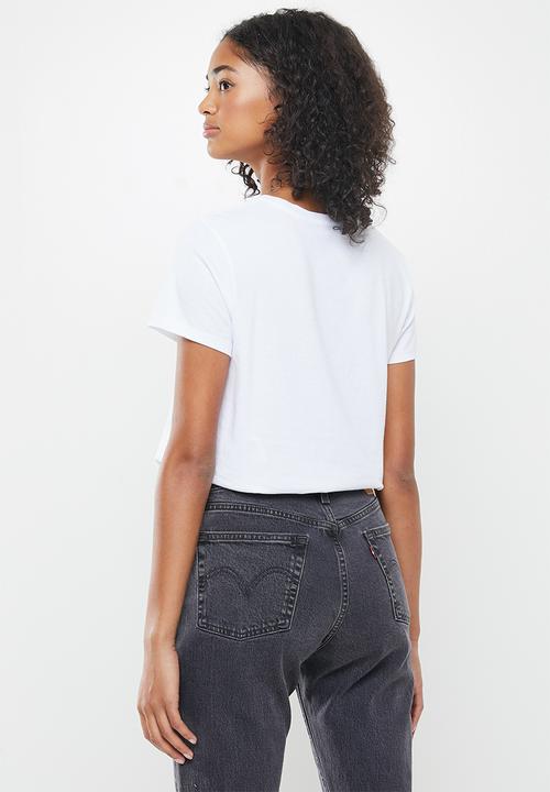 Levi’s® - The perfect tee cactus flower serif - white