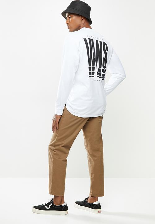 Vans - Vans reflect long sleeve tee - white