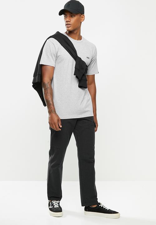 Vans - Left chest logo tee - athletic heather