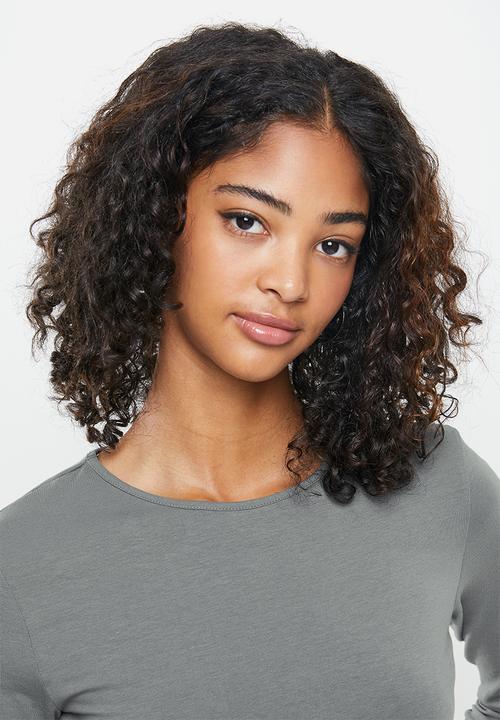 Blake - Crew neck crop top - grey