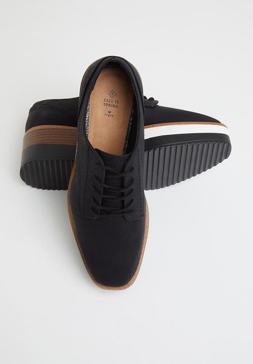 Call It Spring - Sansa oxford - black