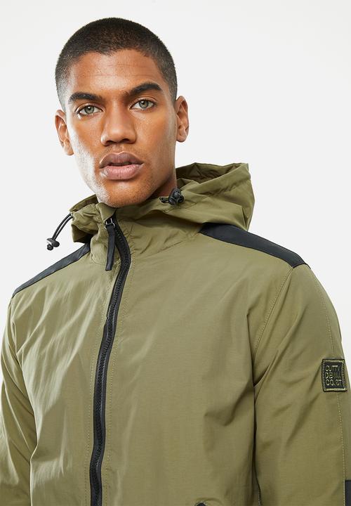 Cutty - Jacket lightweight - khaki & black