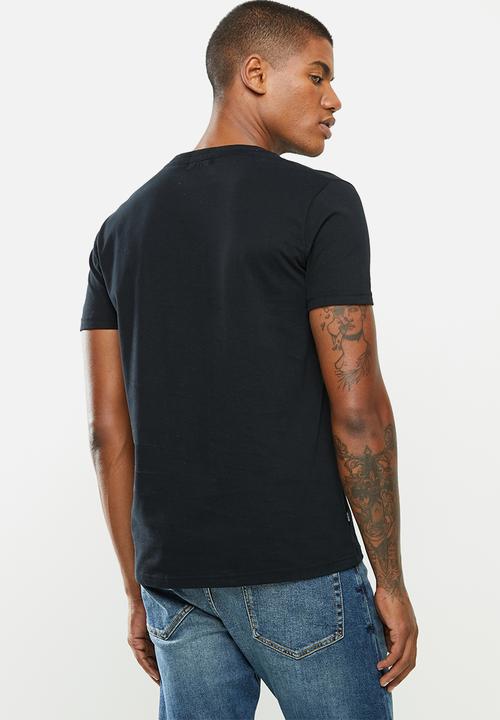 Superdry. - Ol classic vee tee - black