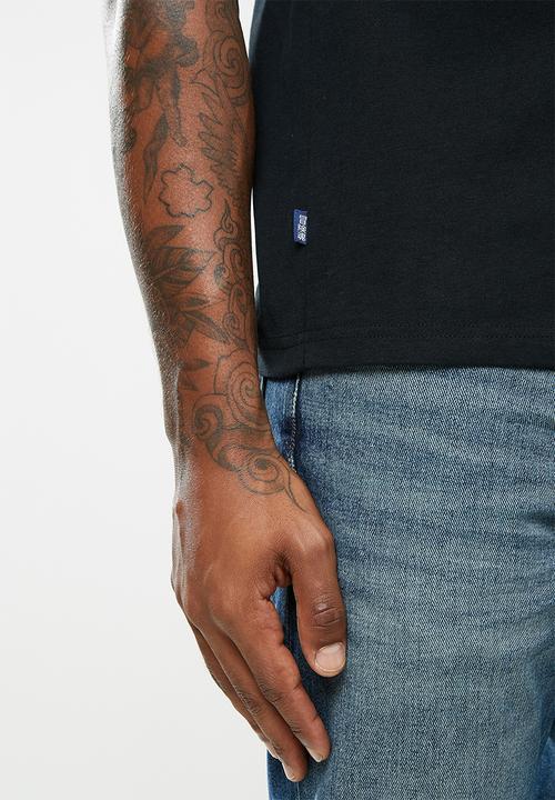 Superdry. - Ol classic vee tee - black