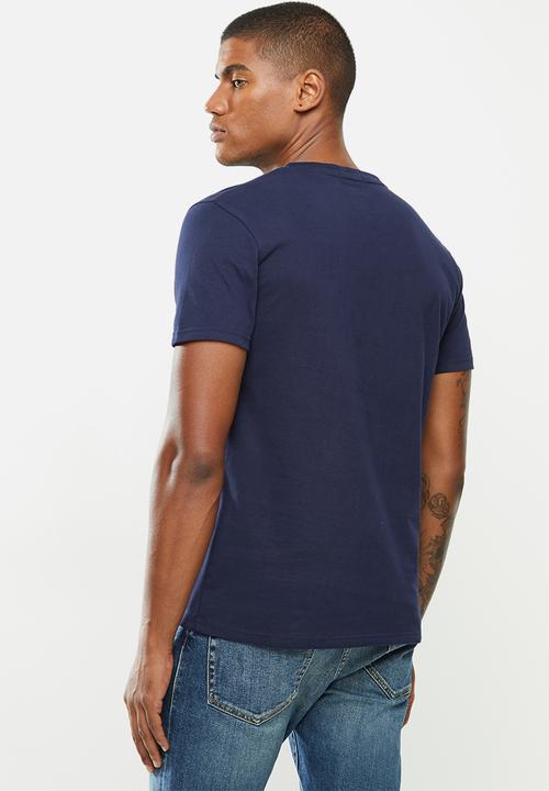 Superdry. - Ol classic vee tee  - rich navy
