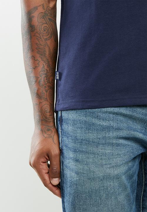Superdry. - Ol classic vee tee  - rich navy