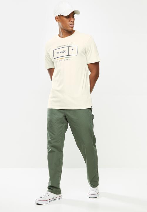 Hurley - Pop bar prem short sleeve T-shirt - stone 