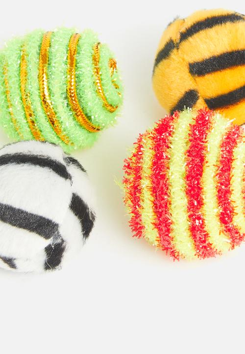 Pet Collection - Cat ball set of 4 - multi