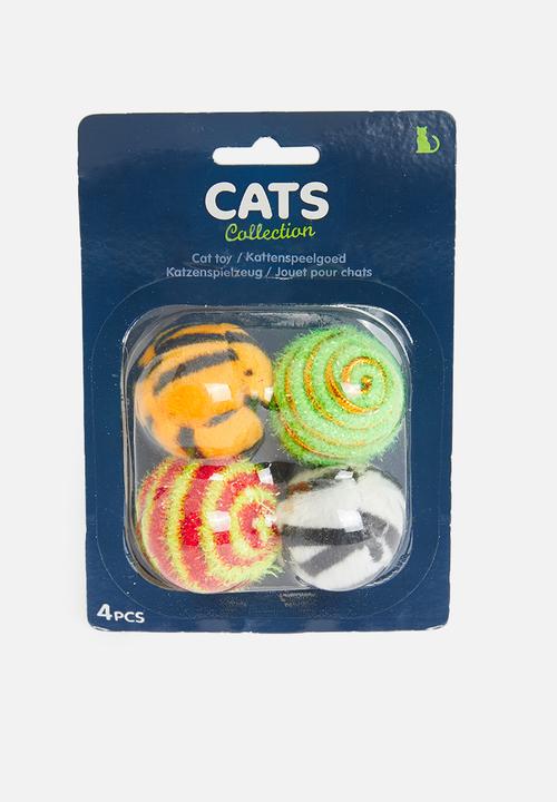 Pet Collection - Cat ball set of 4 - multi