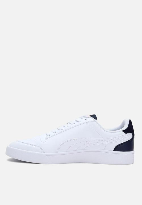 PUMA - Puma shuffle - puma white-puma white-peacoat-puma silver