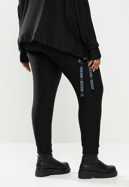 Me&B - Plus lounge legging - black