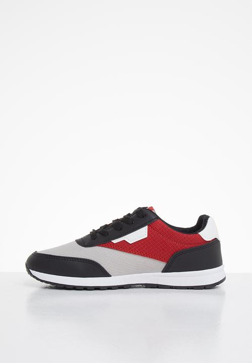 Pierre Cardin - Kids 00016 sneaker - black & red