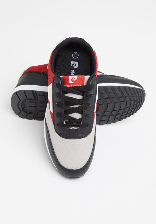 Pierre Cardin - Kids 00016 sneaker - black & red