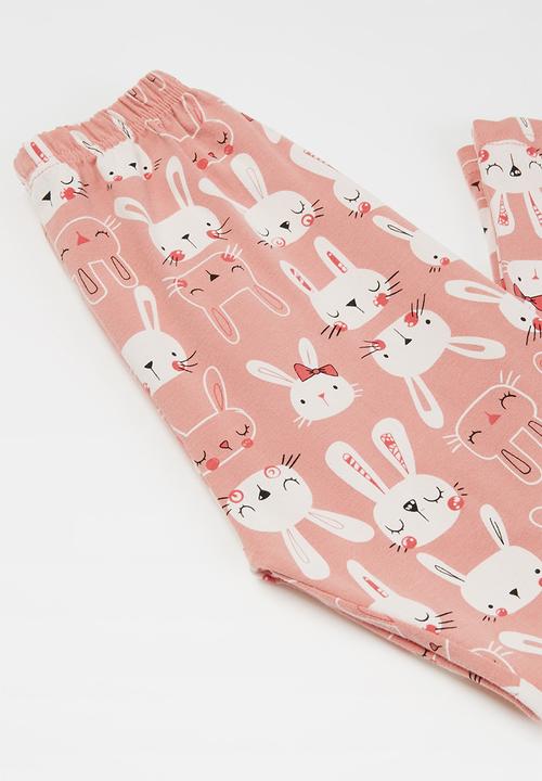 Pop Candy - Girls printed pj set - pink