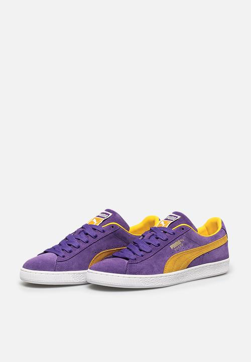 PUMA - Suede teams - prism violet-spectra yellow