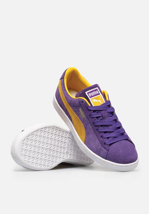 PUMA - Suede teams - prism violet-spectra yellow
