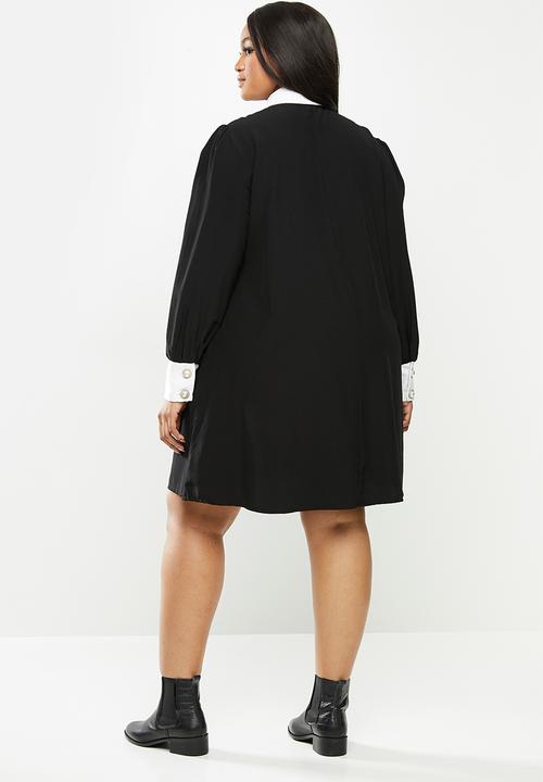 Me&B - Plus the queen's gambit dress - black