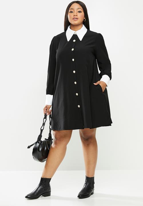 Me&B - Plus the queen's gambit dress - black