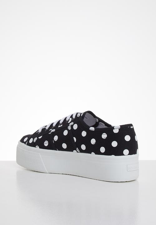 SUPERGA - 2790 polkadots - black white dots