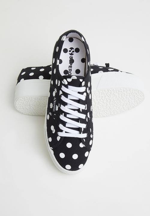 SUPERGA - 2790 polkadots - black white dots