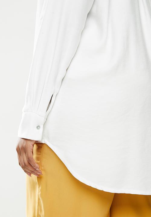 Me&B - Plus oversized shirt - white