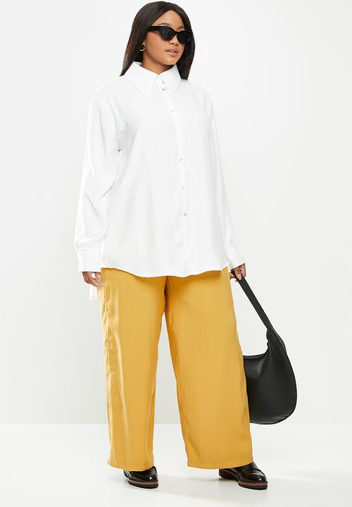 Me&B - Plus oversized shirt - white