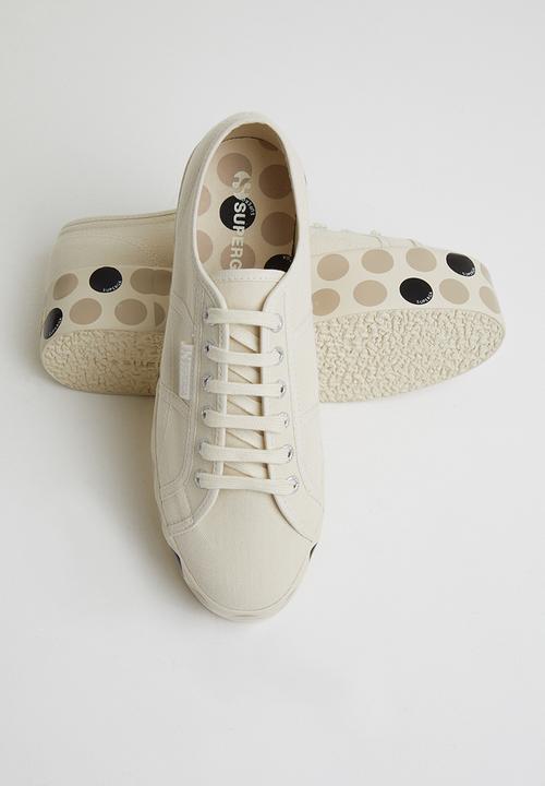 SUPERGA - 2790 logo polka - beige gresso