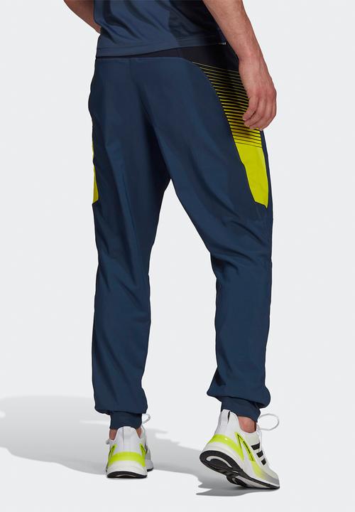 adidas Performance - Sl wv c pants - crew navy/acid yellow
