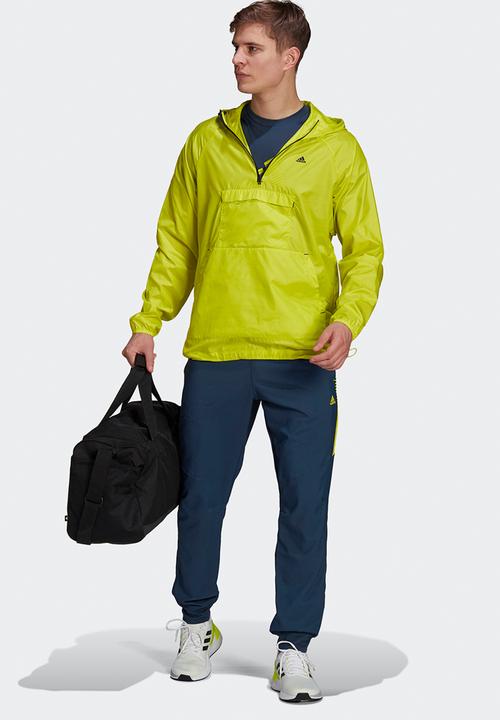 adidas Performance - Sl wv c pants - crew navy/acid yellow