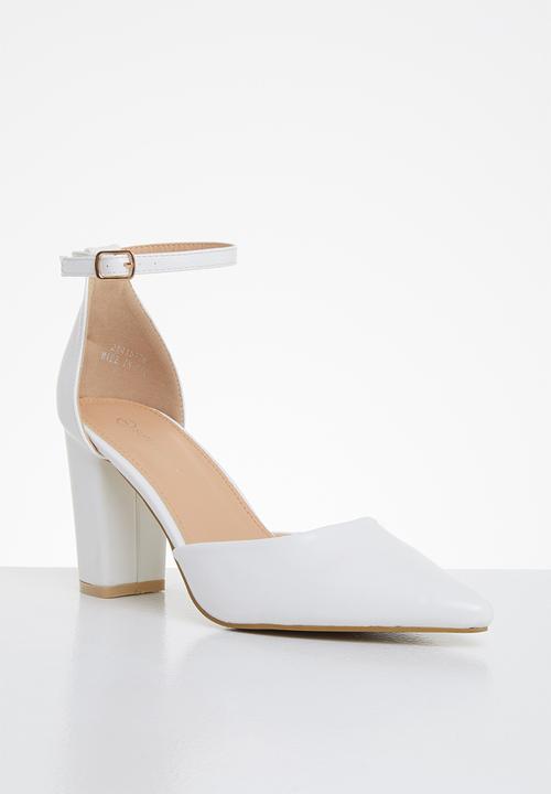 Superbalist - Ellen block heel - white