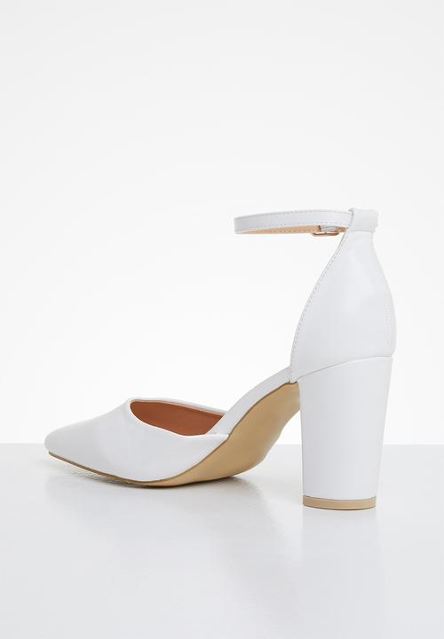 Superbalist - Ellen block heel - white