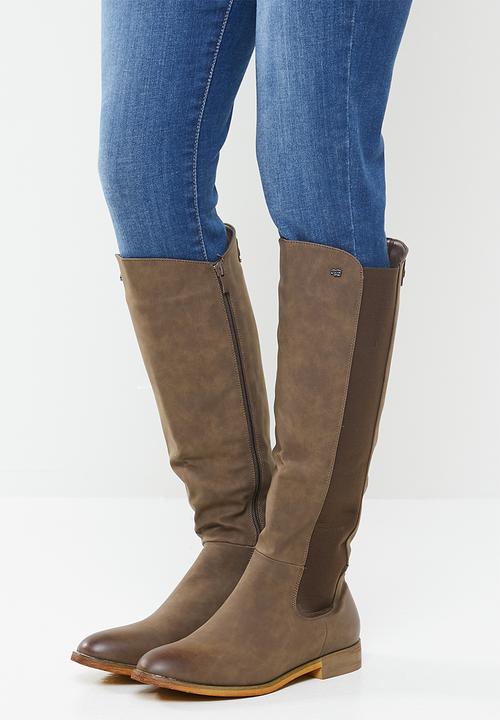 Miss Black - Route 6610 riding boot - choc