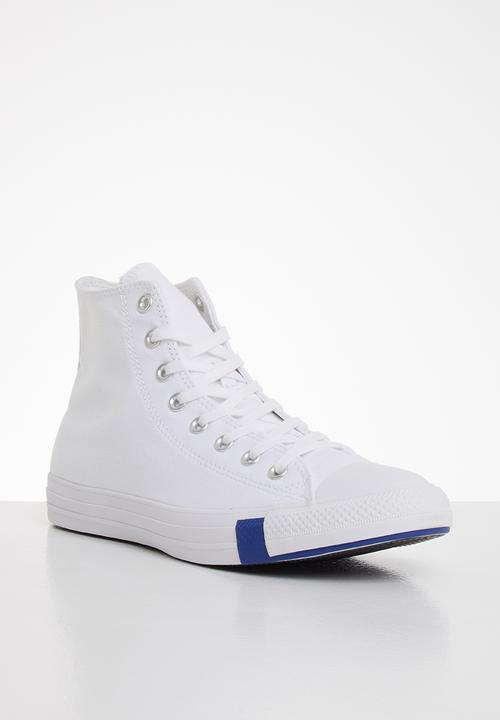 Converse - Chuck Taylor All Star multi logo - white/rush blue/rose maroon 