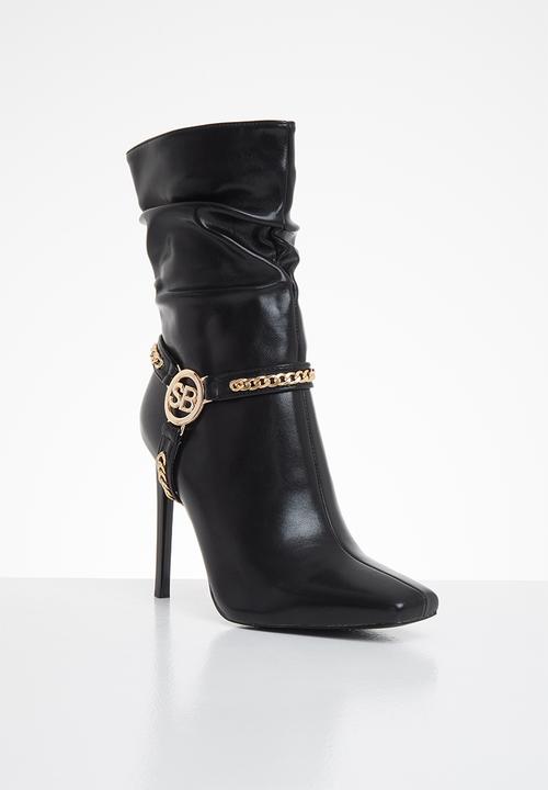 SISSY BOY - Heel the chain ankle boot - black