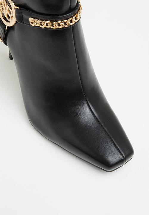 SISSY BOY - Heel the chain ankle boot - black