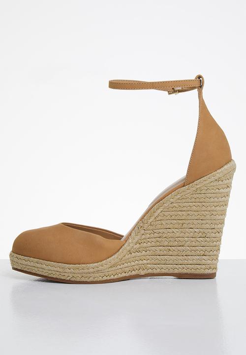 ALDO - Nasua suede wedge heel - tan