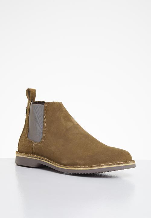 Veldskoen - Chelsea boot - farmer - brown & grey