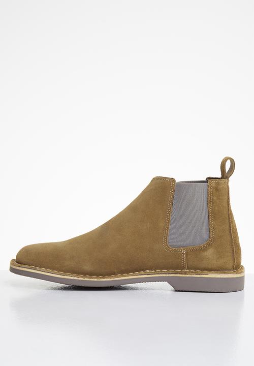 Veldskoen - Chelsea boot - farmer - brown & grey