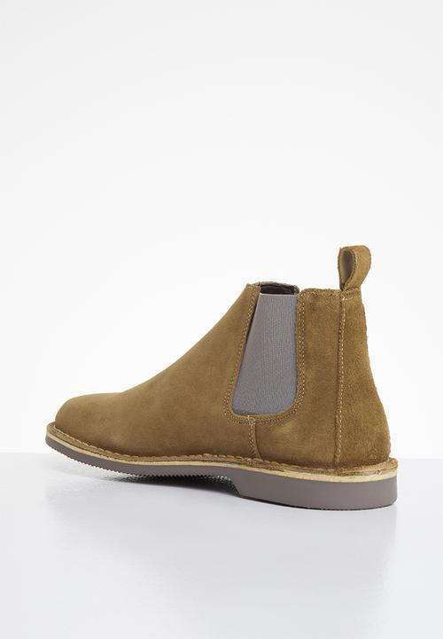 Veldskoen - Chelsea boot - farmer - brown & grey