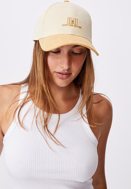 Rubi - Hailey structured cap - retro yellow