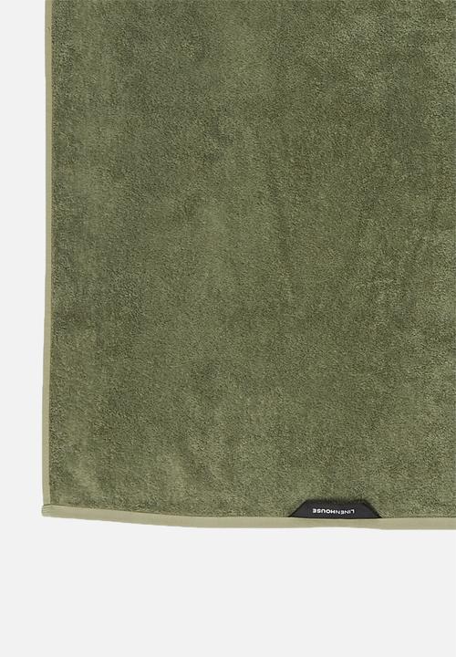 Linen House - Nara bamboo cotton towel - moss