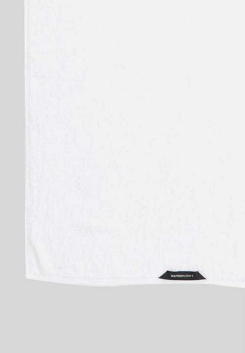 Linen House - Nara bamboo cotton towel - white