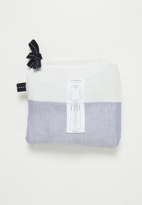 MANGO - Piliso pijama pack - navy